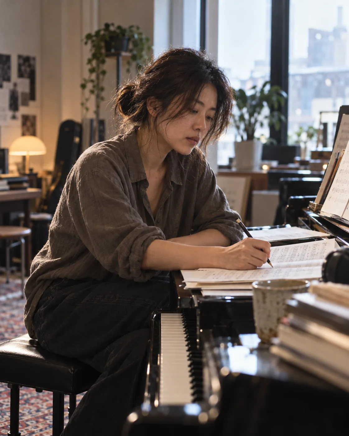 YUNA VALE in a rehearsal environment.